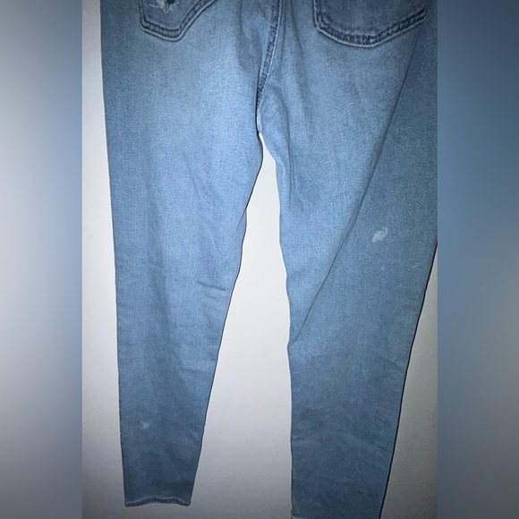 American Eagle Mom Jeans Womens Size 6 x-long Inseam Distressed Wash - Picture 4 of 10